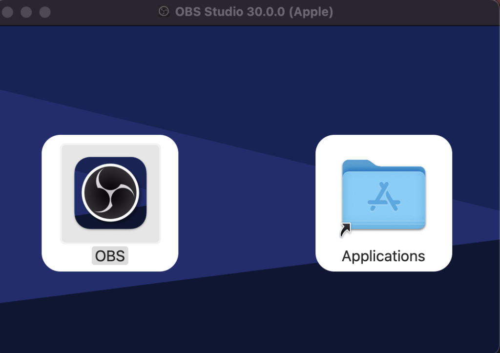 Installing OBS on OSX